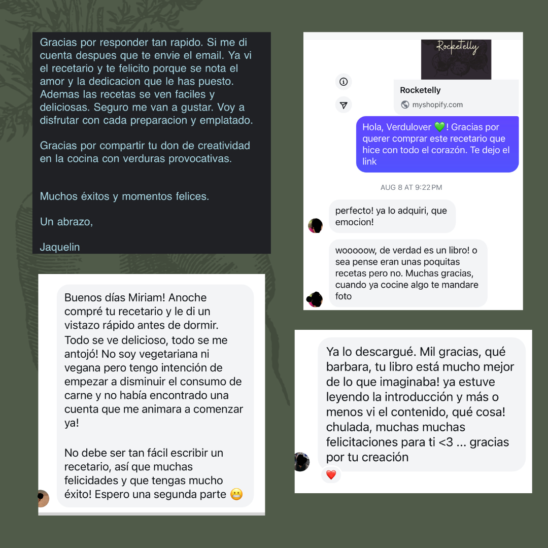 VERDURAS PARA TODOS - Rocketelly Recetario Vol.1